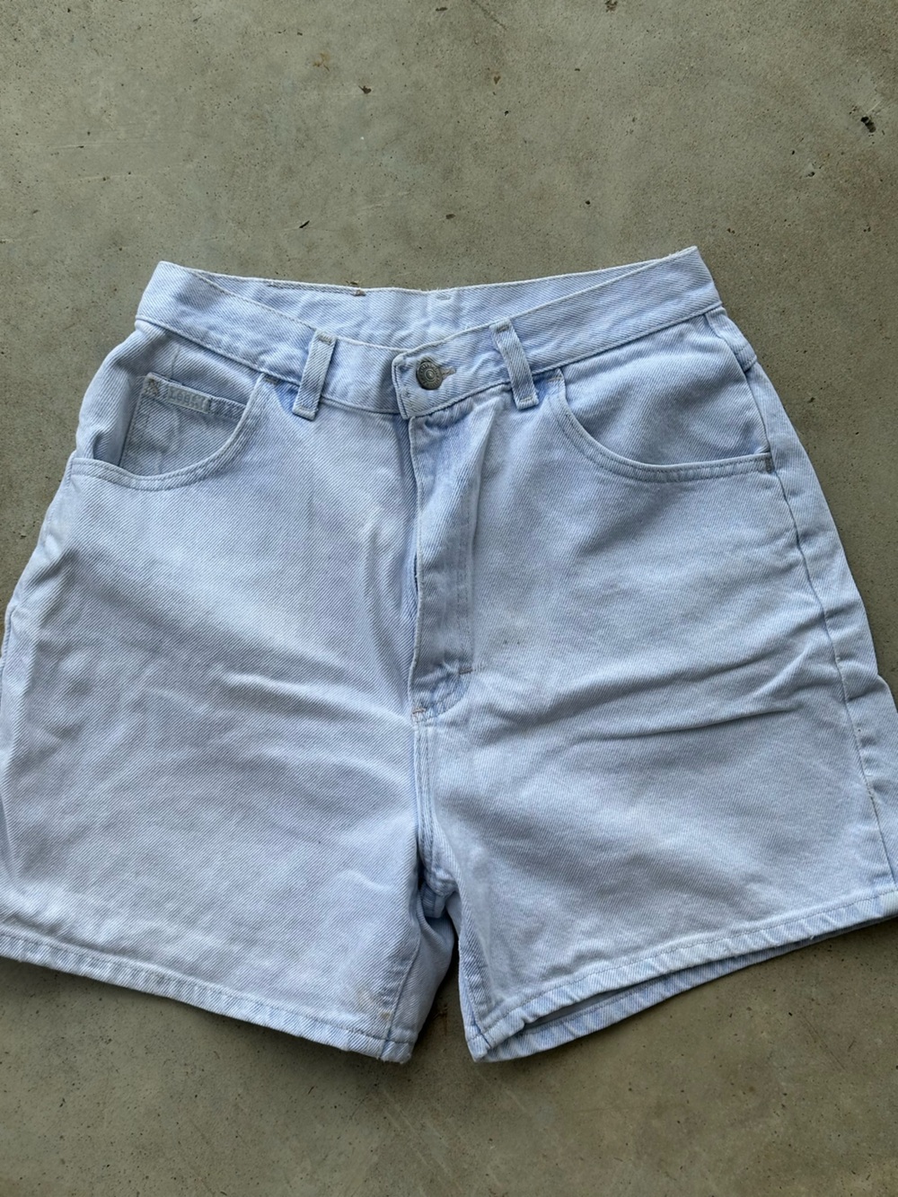 Lee Light Wash Denim Shorts | Size Tag Faded (See Measurements